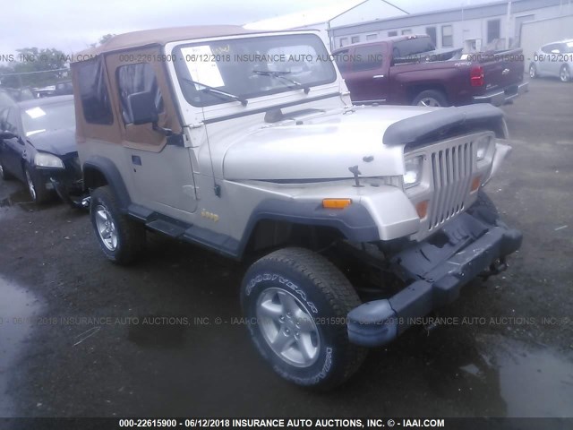 1J4FY19P0SP291001 - 1995 JEEP WRANGLER / YJ S/RIO GRANDE Pewter photo 1