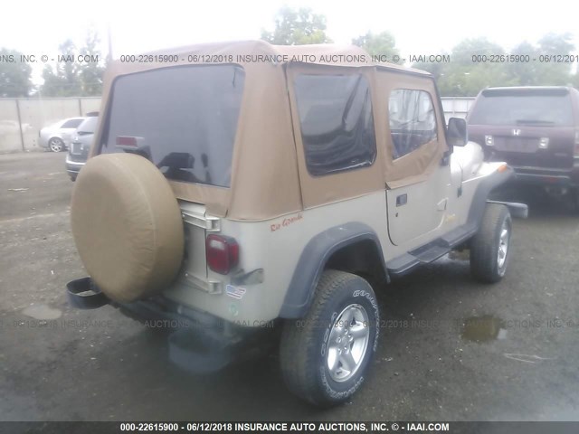 1J4FY19P0SP291001 - 1995 JEEP WRANGLER / YJ S/RIO GRANDE Pewter photo 4