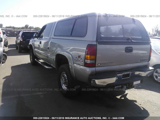 1GCHK29GX1E295234 - 2001 CHEVROLET SILVERADO K2500 HEAVY DUTY GRAY photo 3