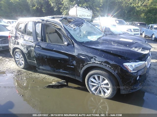 5UXWX9C51F0D50135 - 2015 BMW X3 XDRIVE28I BLACK photo 6