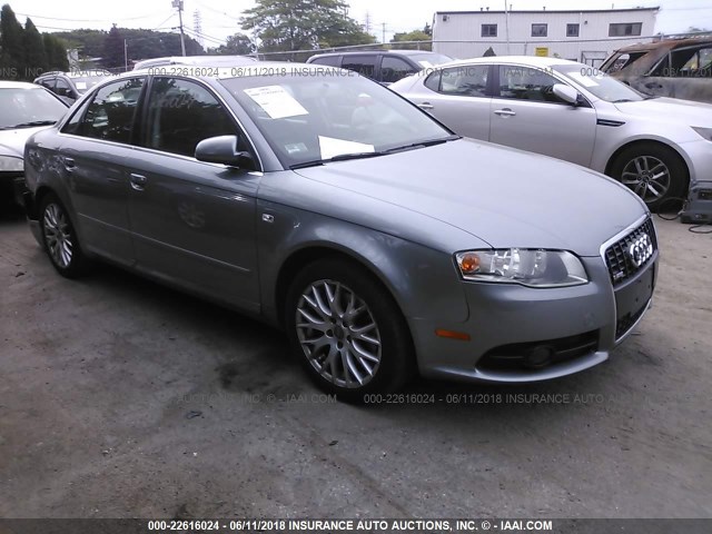 WAUAF78E38A168374 - 2008 AUDI A4 2.0T GRAY photo 1