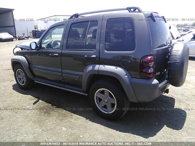 1J4GK38K55W612760 - 2005 JEEP LIBERTY RENEGADE GRAY photo 3