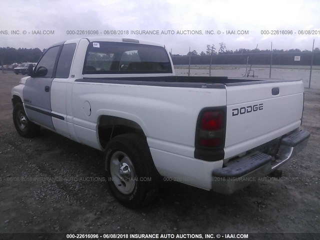 1B7HC13Z81J576392 - 2001 DODGE RAM 1500 WHITE photo 3