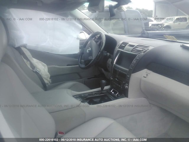 JTHBL46F275046735 - 2007 LEXUS LS 460 SILVER photo 5