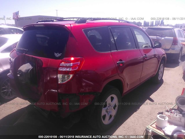 2T3BF4DV3AW075874 - 2010 TOYOTA RAV4 SILVER photo 4