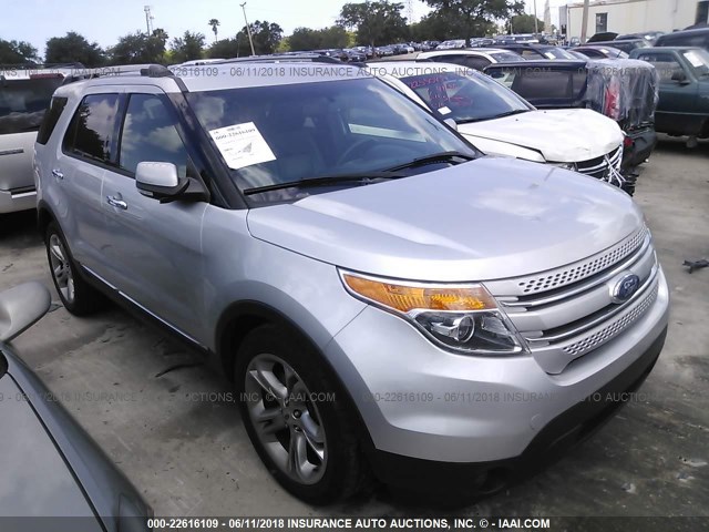 1FM5K7F82DGC86772 - 2013 FORD EXPLORER LIMITED Silber Foto 1