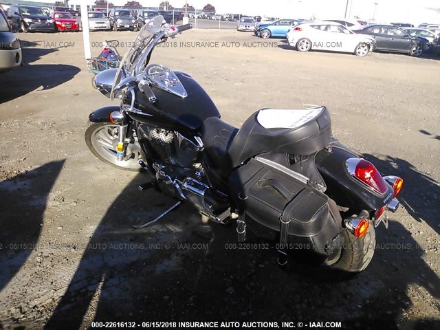 1HFSC55037A302236 - 2007 HONDA VTX1300 C BLACK photo 3