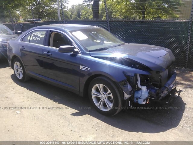 1FAHP2D87GG129550 - 2016 FORD TAURUS SE BLUE photo 1