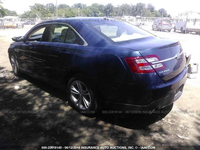 1FAHP2D87GG129550 - 2016 FORD TAURUS SE BLUE photo 3