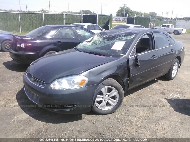 2G1WA5E3XG1158909 - 2016 CHEVROLET IMPALA LIMITED LS GRAY photo 2