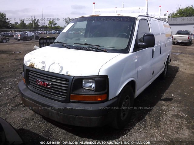 1GTFG15X871121154 - 2007 GMC SAVANA G1500 WHITE photo 2