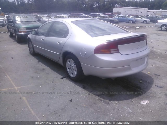 2B3HD46R3YH408828 - 2000 DODGE INTREPID SILVER photo 3