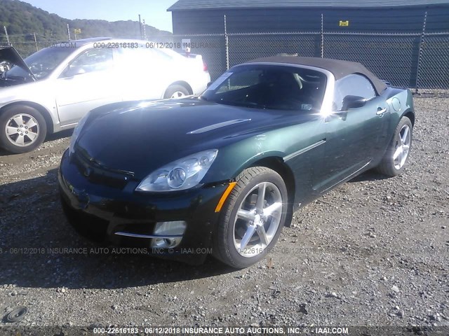 1G8MB35B87Y140648 - 2007 SATURN SKY GREEN photo 2