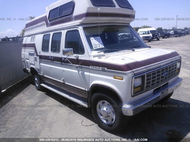 1FDGS24H7KHA81387 - 1989 FORD ECONOLINE E250 SUPER DUTY VAN TAN photo 1