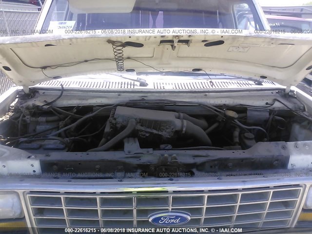 1FDGS24H7KHA81387 - 1989 FORD ECONOLINE E250 SUPER DUTY VAN TAN photo 10