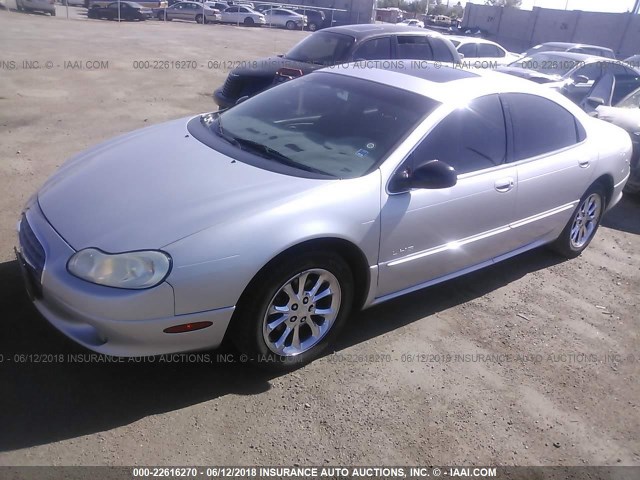 2C3HC56G8YH167438 - 2000 CHRYSLER LHS SILVER photo 2