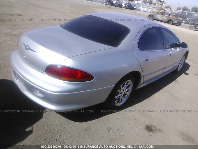 2C3HC56G8YH167438 - 2000 CHRYSLER LHS SILVER photo 4