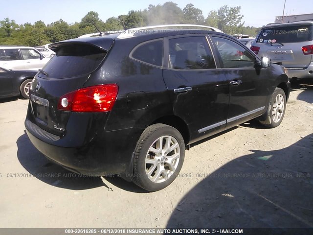 JN8AS5MV3BW688792 - 2011 NISSAN ROGUE S/SV/KROM BLACK photo 4