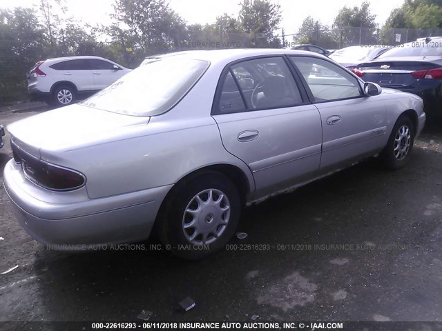 2G4WS52J921160789 - 2002 BUICK CENTURY CUSTOM SILVER photo 4