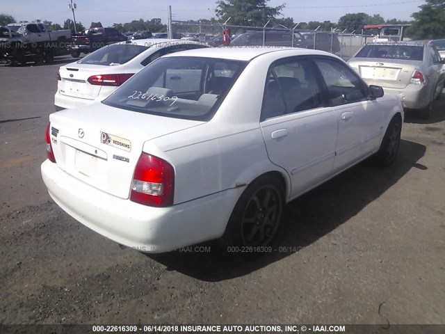 JM1BJ2219Y0272338 - 2000 MAZDA PROTEGE ES WHITE photo 4