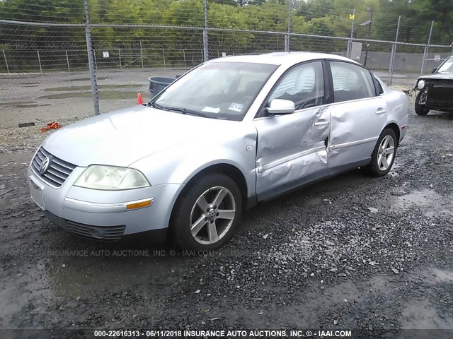 WVWRH63BX4P009124 - 2004 VOLKSWAGEN PASSAT GLX 银色 照片 2
