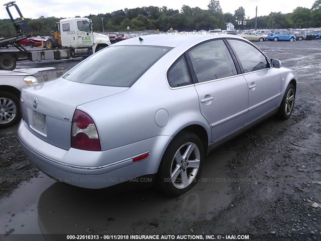 WVWRH63BX4P009124 - 2004 VOLKSWAGEN PASSAT GLX 银色 照片 4