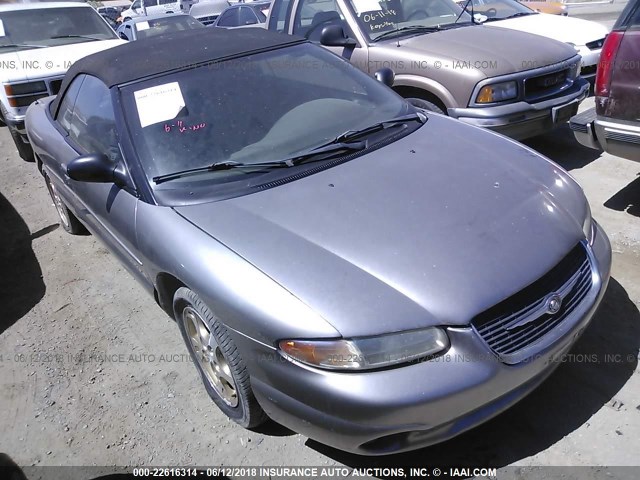 3C3EL55H8XT593861 - 1999 CHRYSLER SEBRING JXI GRAY photo 1