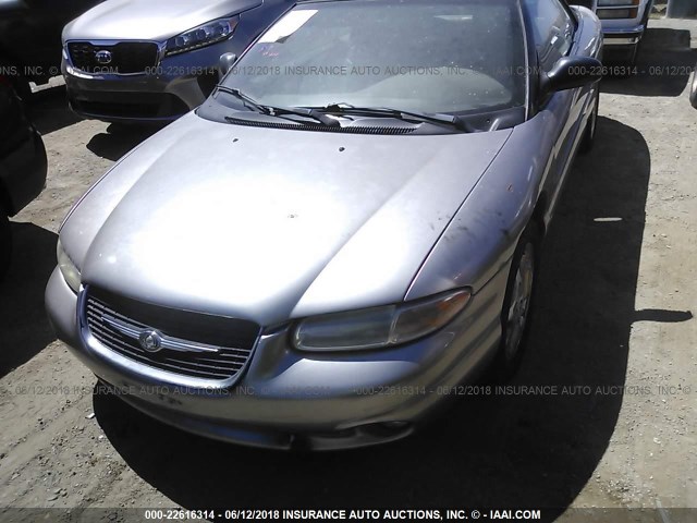 3C3EL55H8XT593861 - 1999 CHRYSLER SEBRING JXI GRAY photo 6