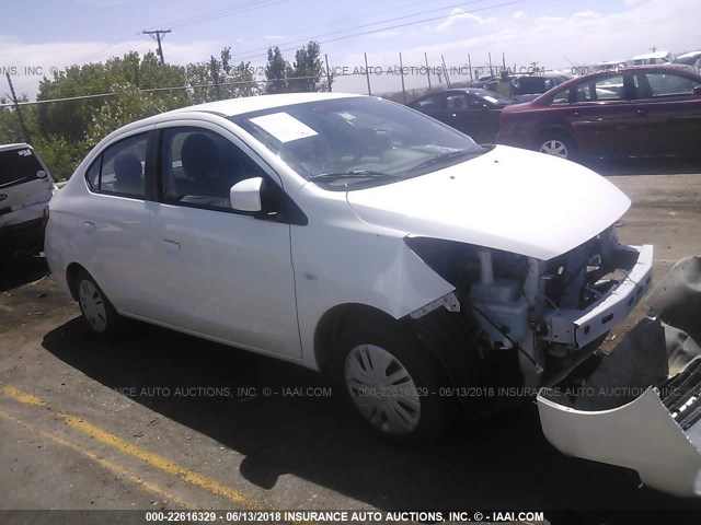 ML32F3FJ6HHF15404 - 2017 MITSUBISHI MIRAGE G4 ES თეთრი ფოტო 1