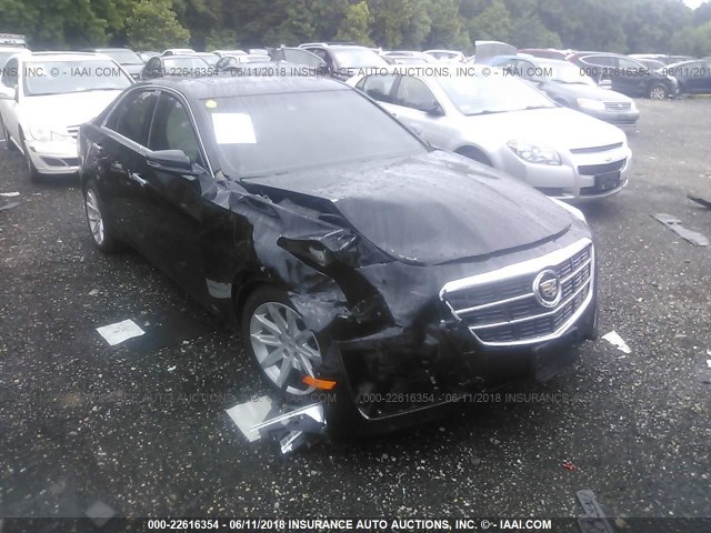 1G6AR5SX2E0124914 - 2014 CADILLAC CTS LUXURY COLLECTION BLACK photo 1