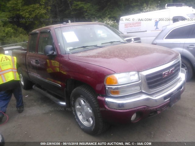 2GTEK19TX41206245 - 2004 GMC NEW SIERRA K1500 BURGUNDY photo 1