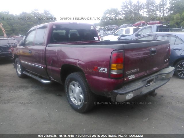 2GTEK19TX41206245 - 2004 GMC NEW SIERRA K1500 BURGUNDY photo 3