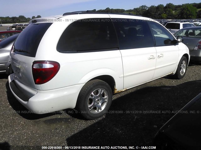 2B4GP44322R778313 - 2002 DODGE GRAND CARAVAN SPORT WHITE photo 4