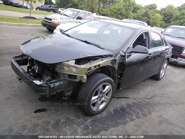 1G1ZH57BX84254106 - 2008 CHEVROLET MALIBU 1LT 黑色 照片 2