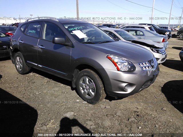 JN8AS5MVXFW756396 - 2015 NISSAN ROGUE SELECT S SILVER photo 1