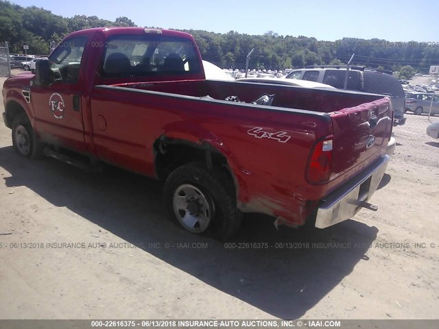 1FTSF21R59EA10622 - 2009 FORD F250 SUPER DUTY RED photo 6