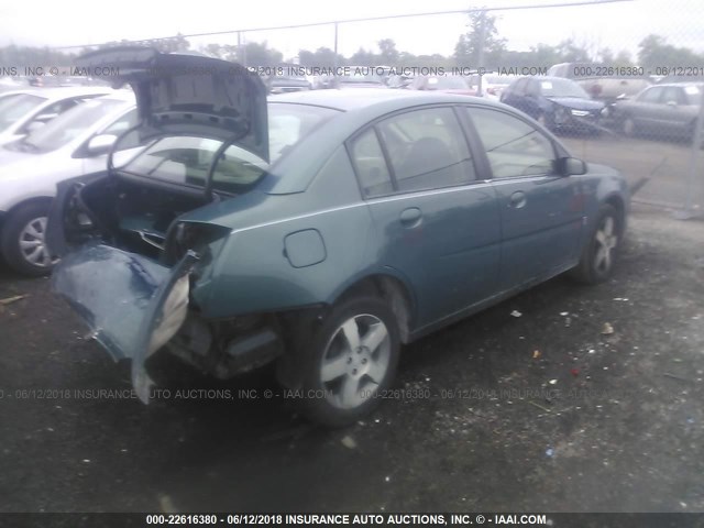 1G8AL55F86Z183099 - 2006 SATURN ION LEVEL 3 GREEN photo 4