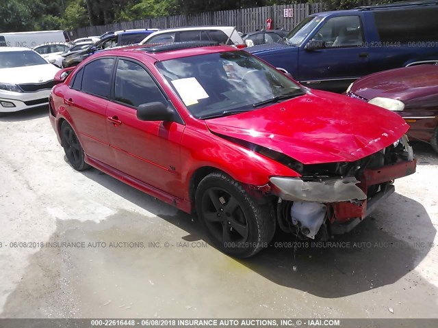1YVHP84D655M09134 - 2005 MAZDA 6 S Rouge photo 1