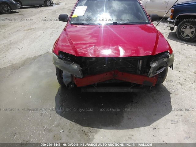 1YVHP84D655M09134 - 2005 MAZDA 6 S Rouge photo 6