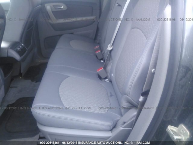 1GNKRFED4CJ354669 - 2012 CHEVROLET TRAVERSE LS GRAY photo 8