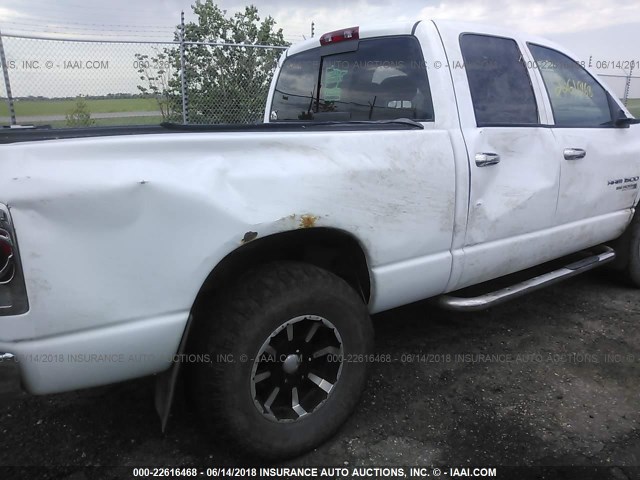 1D7HU18D15S286589 - 2005 DODGE RAM 1500 ST/SLT WHITE photo 6