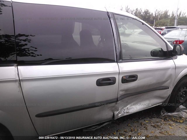 1D4GP24323B202778 - 2003 DODGE GRAND CARAVAN SE SILVER photo 6