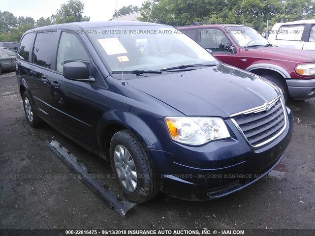 2A8HR44H98R766870 - 2008 CHRYSLER TOWN & COUNTRY LX BLUE photo 1