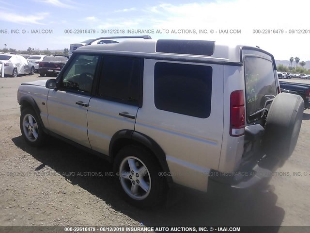 SALTY1244YA233387 - 2000 LAND ROVER DISCOVERY II  GOLD photo 3