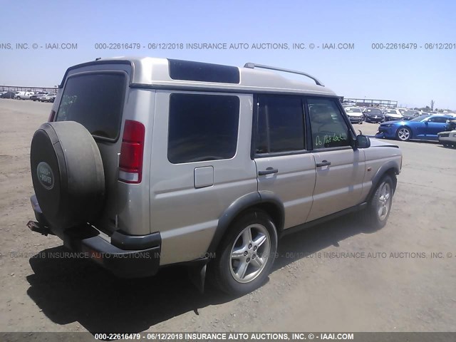 SALTY1244YA233387 - 2000 LAND ROVER DISCOVERY II  GOLD photo 4