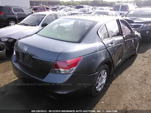 JHMCP26438C060362 - 2008 HONDA ACCORD LXP GRAY photo 4