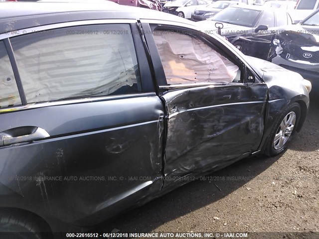 JHMCP26438C060362 - 2008 HONDA ACCORD LXP GRAY photo 6