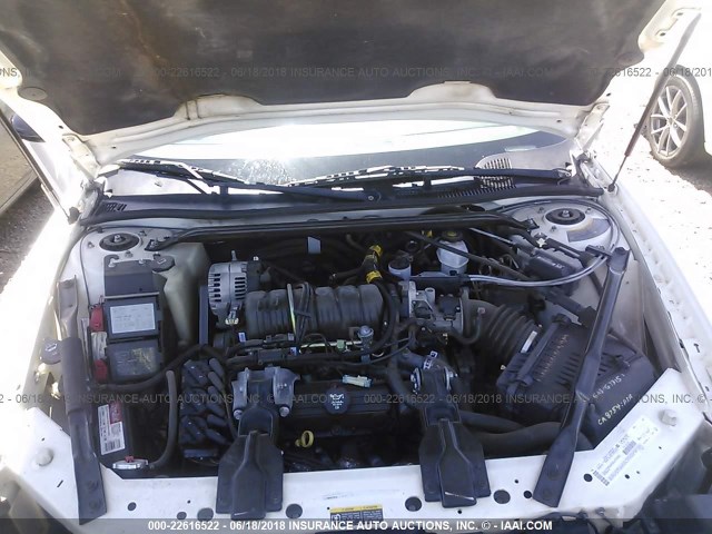 2G1WX12K139238615 - 2003 CHEVROLET MONTE CARLO SS თეთრი ფოტო 10