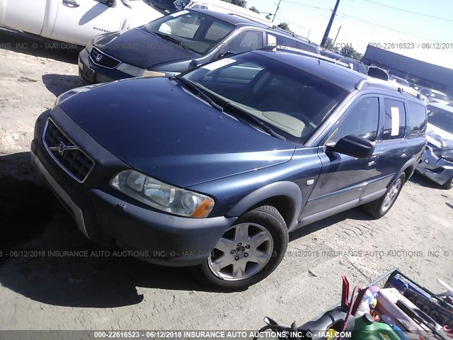 YV4SZ592061209917 - 2006 VOLVO XC70 BLUE photo 2