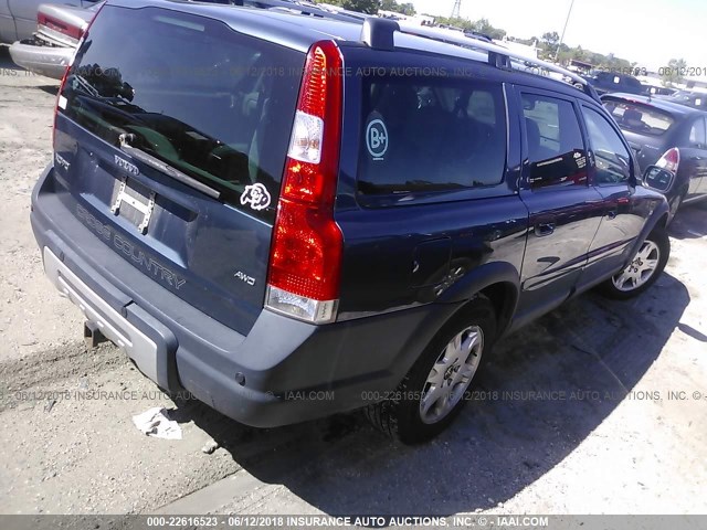 YV4SZ592061209917 - 2006 VOLVO XC70 BLUE photo 4